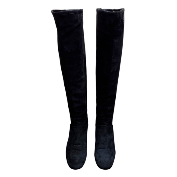 Stuart Weitzman Shrimpton - Black - Knee Boots Size 6.5 M - Picture 3 of 16
